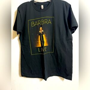 Barbra Streisand 2012 Concert Tour Black T-Shirt